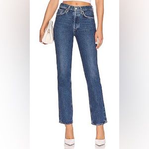 AGOLDE Remy High Rise Straight in Wink - Size 28